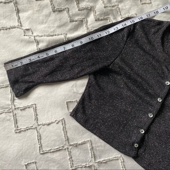 vintage sparkly 90s cardigan - Picture 9 of 14